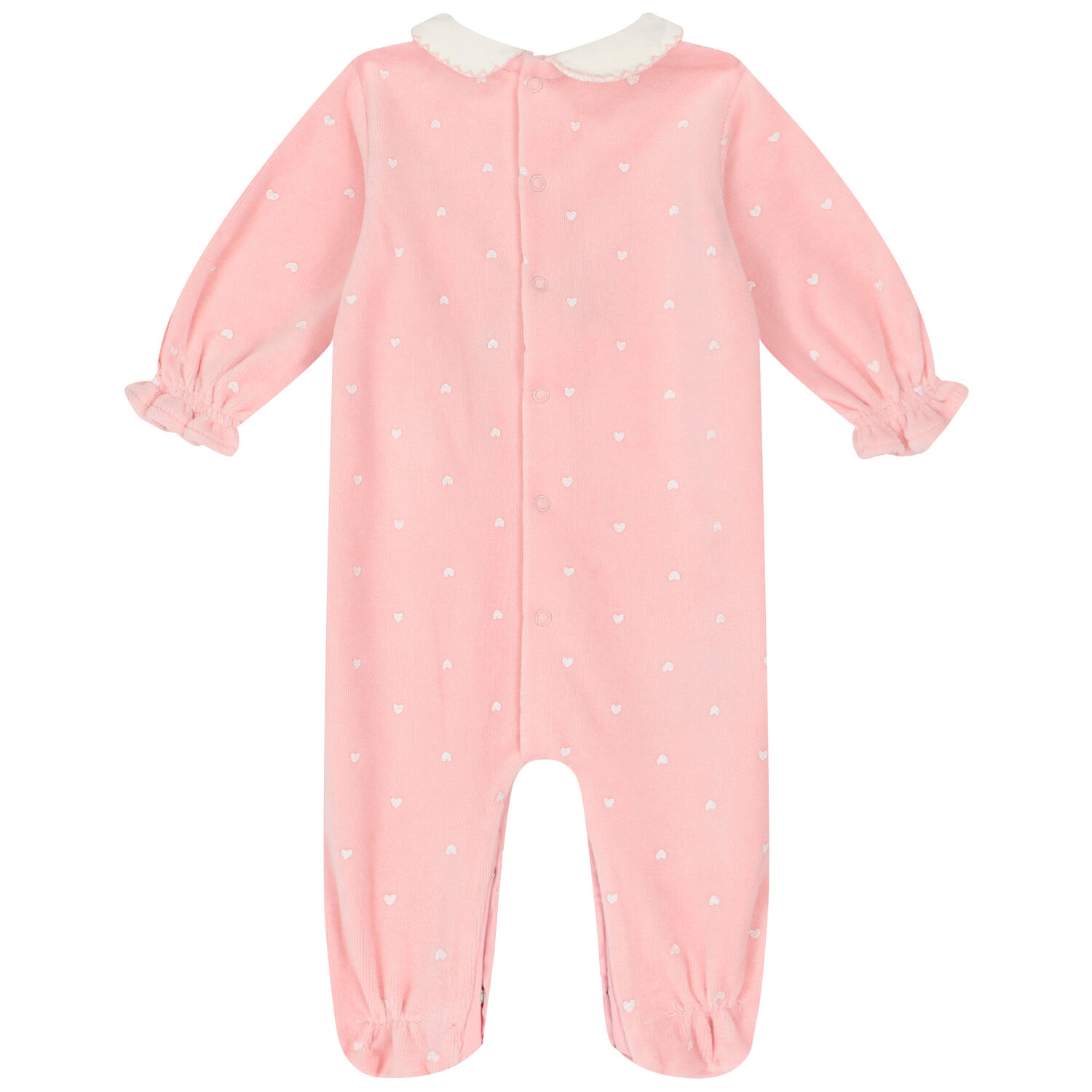 أفرول بنات مخملي باللون الوردي (عبوتان), 1, hi-res